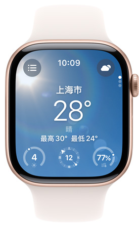 innovisle Watch 屏幕显示天气 app